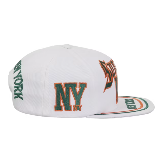 Supreme New York 6-Panel Snapback Hat "White"