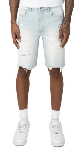 Smoke Rise Denim Shorts “Light Wash”