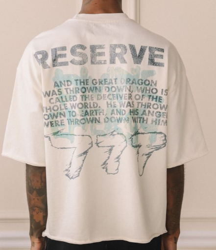 Reserve End Days Tee “Bone”