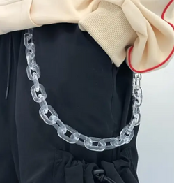 Clear Link Pocket Chain