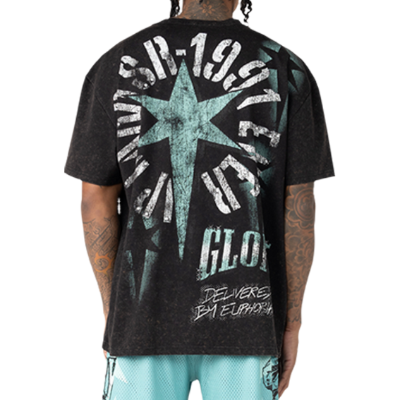 Smoke Rise Oversized Kingdom Tee "Vintage Black"
