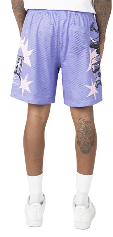 Smoke Rise Lounge Mesh Shorts "Purple"