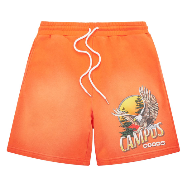 Campus Goods Highway Terry Shorts "Orange"