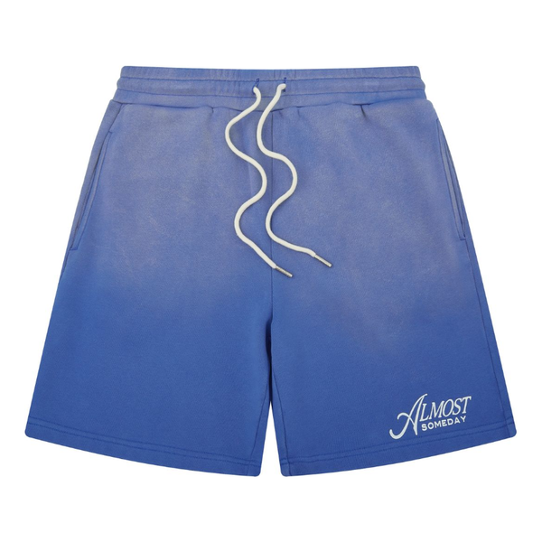 Almost Someday Motto Terry Shorts "Sun Faded Blue"