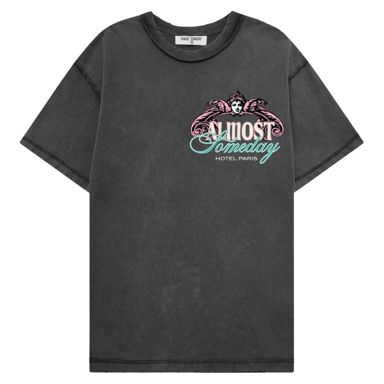 Almost Someday Prague Tee "Black"