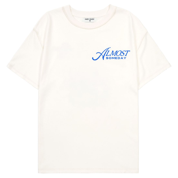 Almost Someday Motto Tee "Cream"