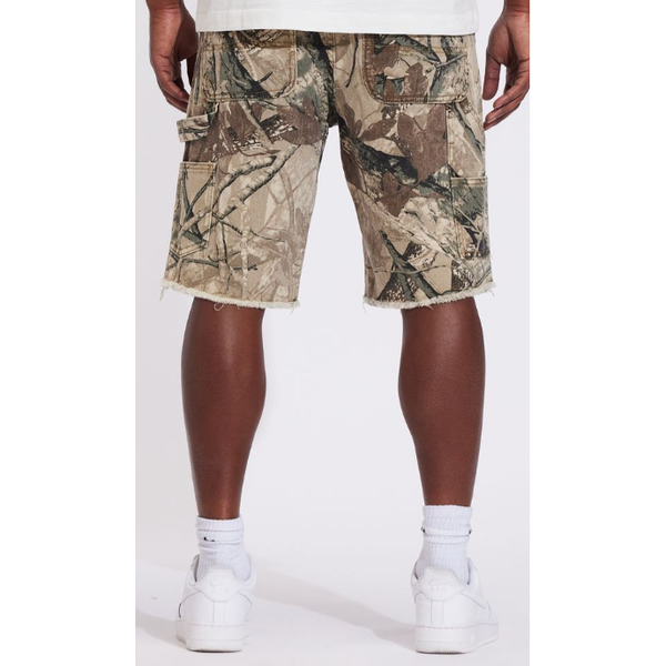 Crysp Denim Vince Shorts "Tree Camo"