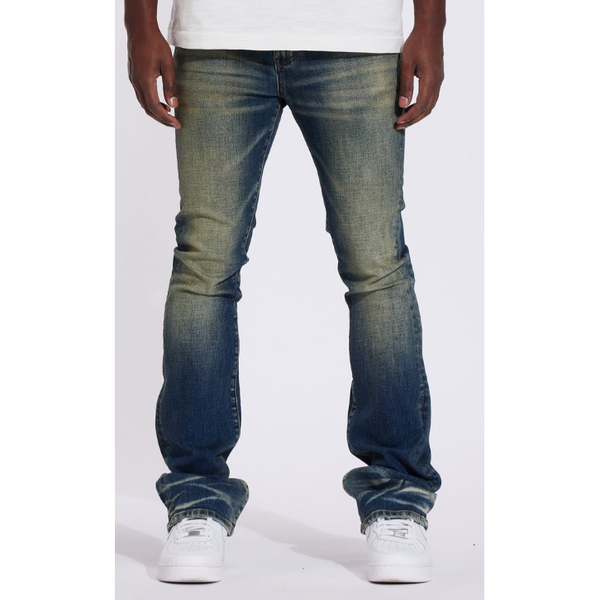 Crysp Denim Arch Flare Jeans "Vintage Wash"