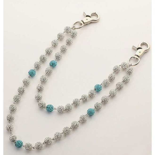 Pocket Chain Blue Disco