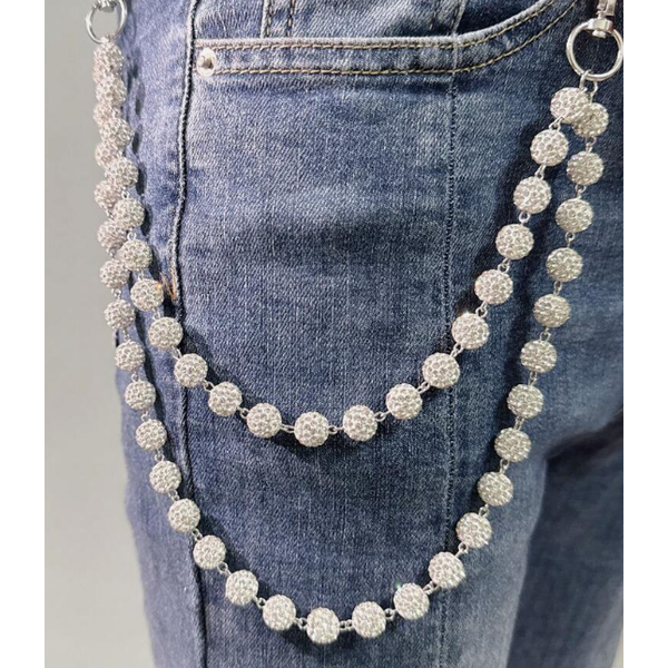 Pocket Chain Clear Disco