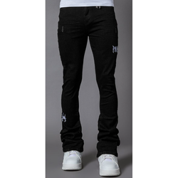 PainLab Stacked Denim Jeans "Jet Black"