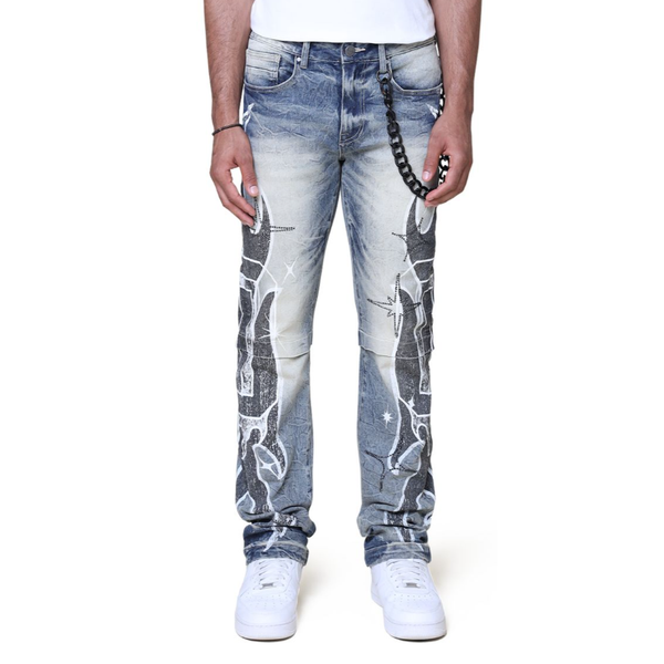 Smoke Rise Unbreakable Jeans "Hazel Blue"