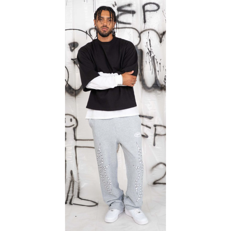 EPTM Stud Tribal Sweat Pants "Heather Grey"