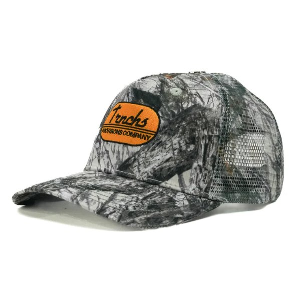 TRNCHS 5 Panel Trucker Hat "Camo"