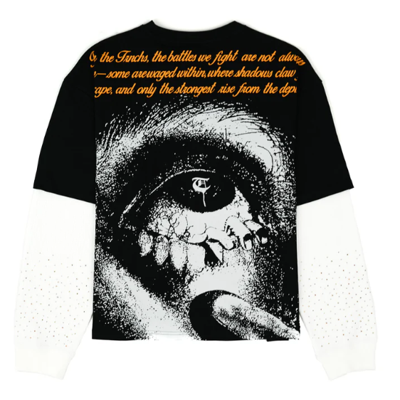 TRNCHS Within The Depths L/S Tee "Black/White"
