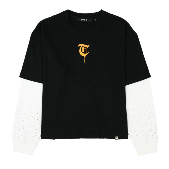 TRNCHS Within The Depths L/S Tee "Black/White"
