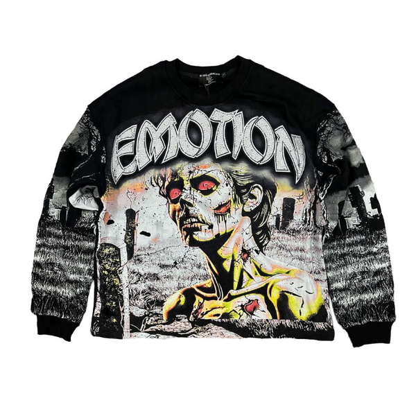Mixed Emotion Tombstone L/S Tee "Black"