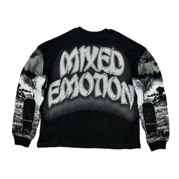 Mixed Emotion Tombstone L/S Tee "Black"