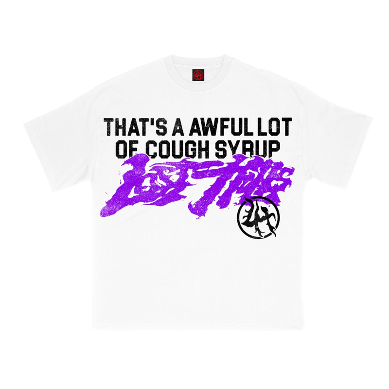 Lost Hills x  That's A Awful Lot Of Cough Syrup Tee "White"