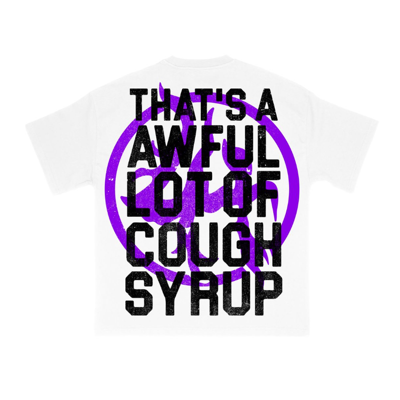 Lost Hills x  That's A Awful Lot Of Cough Syrup Tee "White"