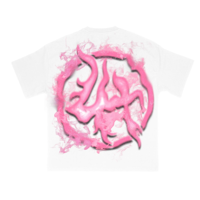 Lost Hills x  That's A Awful Lot Of Cough Syrup Tee "White/Pink"