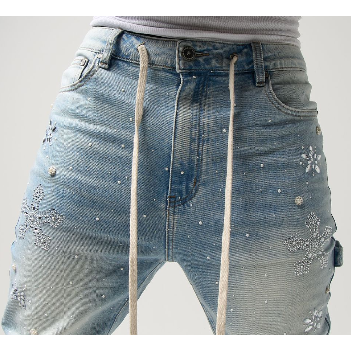 Duaa Righteous Mineral Denim Jeans "Blue"