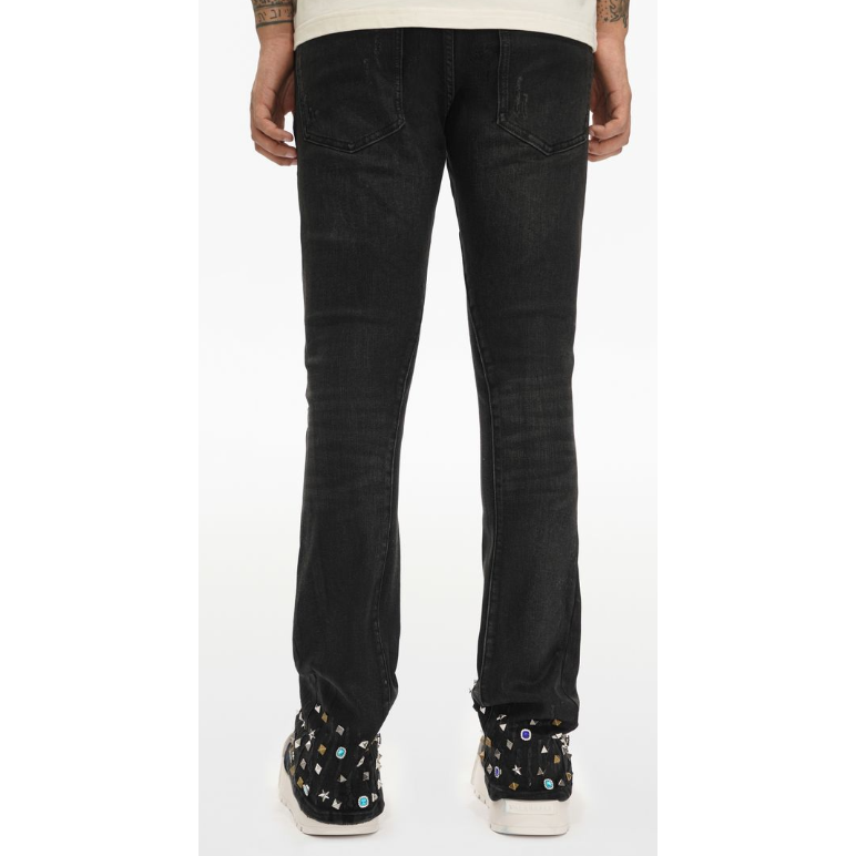 Valabasas Ion Waxed Stacked Jeans "Grey Wash"