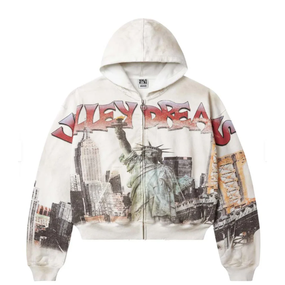 Vale NYC Zip Up Hoodie