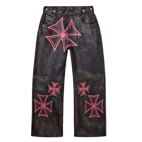 Vale Leather Croxxx Denim Jeans "Bubblegum"