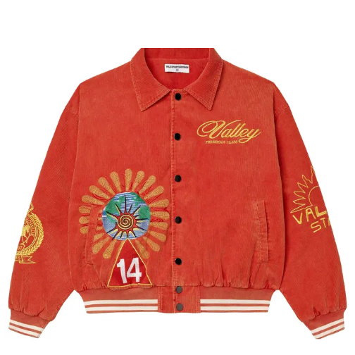 Vale Collage Souvenir Varsity Jacket