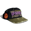 Up7Skate International Street Team Snapback Hat "Olive/Black"