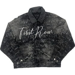 First Row Rhinestone Workman Jacket "Black"
