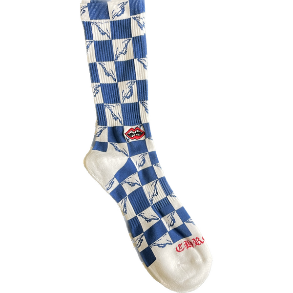 Chrome Hearts Matty Boy Socks "Blue"