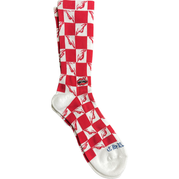 Chrome Hearts Matty Boy Socks "Red"