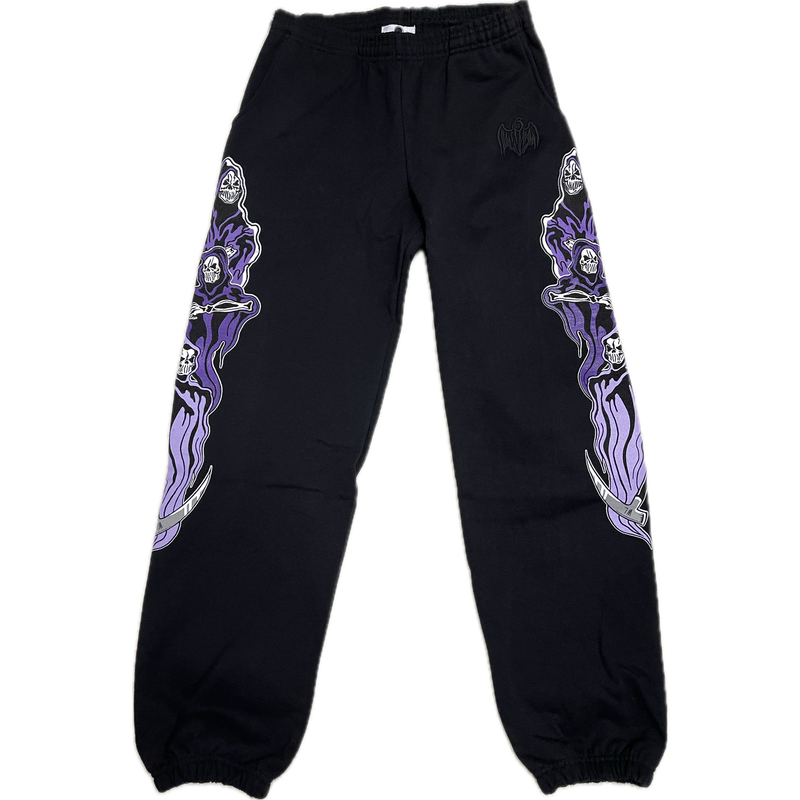 Warren Lotas Three Reapers Sweatpants "Purple"