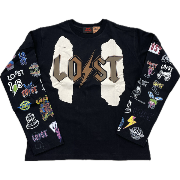 Lost Intricacy Logo L/S Tee "Black"