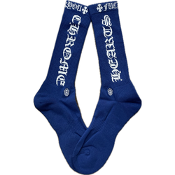 Chrome Hearts Fuck You Socks "Blue"