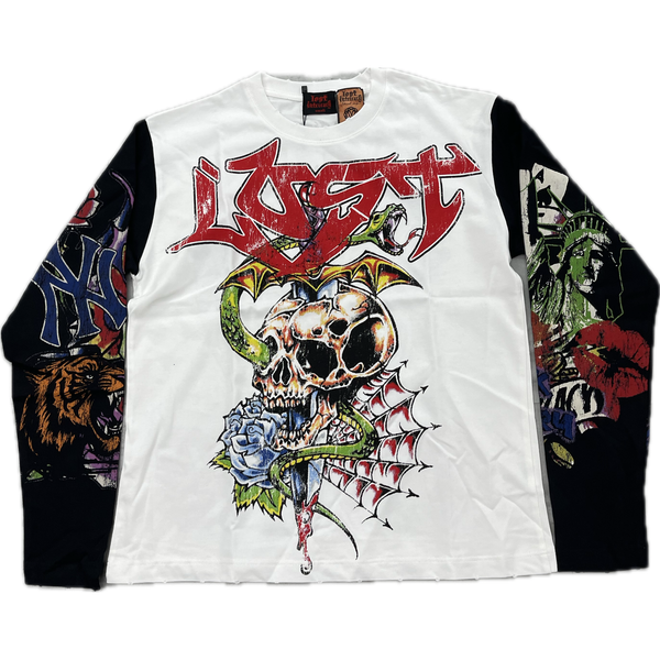 Lost Intricacy Ed Hardy L/S Tee "Cream"