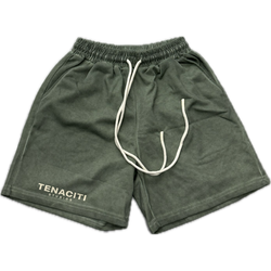 Tenaciti Logo Shorts "Washed Green"