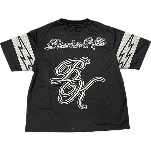 Boredom Kills Mesh Jersey Tee "Black"