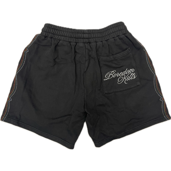 Boredom Kills Western Shorts "Black"