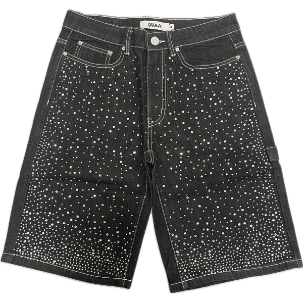 DUAA Victorious Denim Shorts "Black"