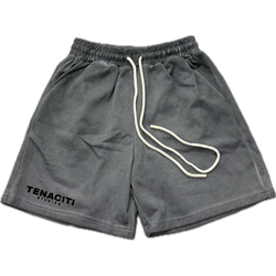 Tenaciti Logo Shorts "Washed Grey"