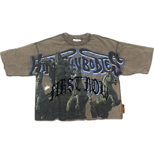 First Row Iron Horse Tee "Brown"