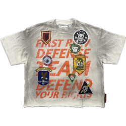 First Row Patches Tee "Tan"