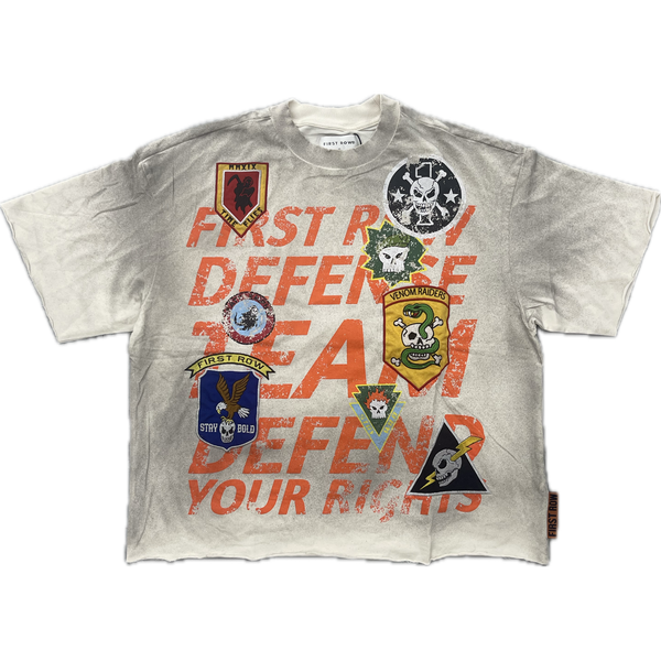 First Row Patches Tee "Tan"