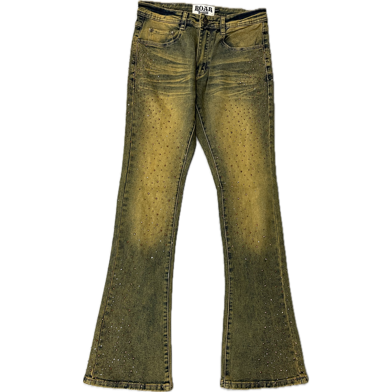 Roar Denim Stone Stacked Jeans "Rust"