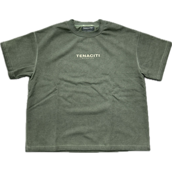Tenaciti Logo Tee "Washed Green"