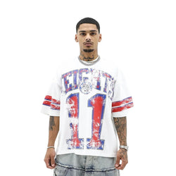 Heights District Varsity Eleven Tee "White/Green"