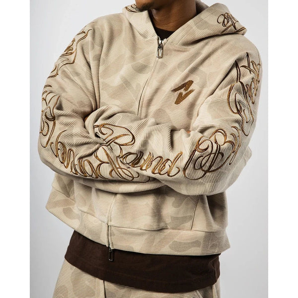 Visionary Club Bound By Fate Camo Zip Jacket